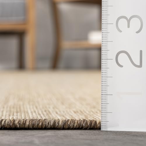 Alfombra runner nuLOOM Outdoor 2' x 6' marrón miniatura 2
