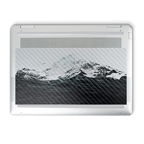 Image of MightySkins Carbon Fiber Skin Compatible with HP Spectre x360 14 inch (2022) Full Wrap Kit - Mountain Waves | Protective Durable Textured Carbon Fiber Finish | Easy to Apply | Made in The USA
