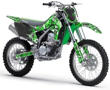 2020-2024 KLX 230 R Jester Green Senge Graphics Complete Kit Compatible with Kawasaki