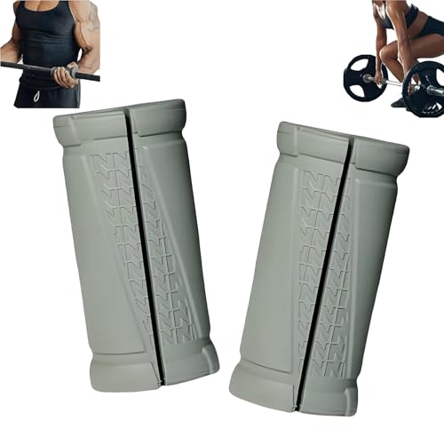 Angled Barbell Grips - Anti-Slip Ergonomic Grips to Reduce Joint Pressure