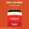 KT Tape, Pro Synthetic Kinesiology Athletic Tape, 10 Count, 10 Precut Wide Strips