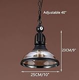 TaleTre suspension industrielle noire pour table de billard photo 4