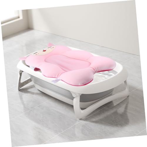 Soporte para bañera antideslizante con cojín cómodo para bebés 5
