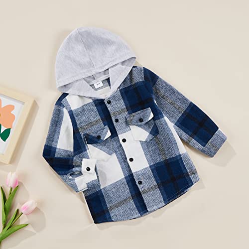 Unisex Little Kid Fall Clothes Classic Plain Long Sleeve Hoodie Cardigan Coat Tops Toddler Fake Two Pieces Outfits3