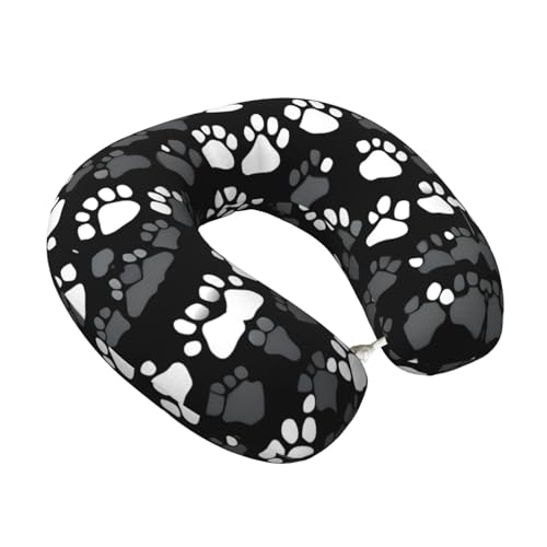 Almohada cervical de poliéster color negro miniatura 2