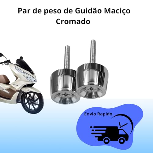 Par Pesinho Guidão Peso Guidon HONDA PCX 150 CROMADO
