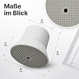 CHILDOO Wandschutzpads für Treppenschutzgitter ohne Bohren [inkl. Verlängerungsteilen, Anti-Rutsch] Elefantenfüße Babygitter Türschutzgitter Kindergitter Türgitter für Baby, Hunde | 2 Stück