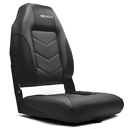 Luxus Low Back Bootssitz - Mexwell - Dark Series/Steuerstuhl/Klappbarer Bootsstuhl