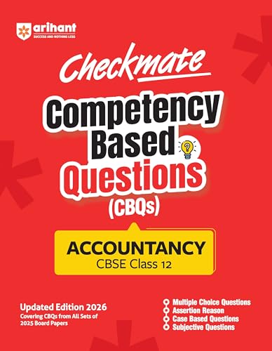 Arihant Checkmate CBQs Accountancy For CBSE Class 12 | Competency...