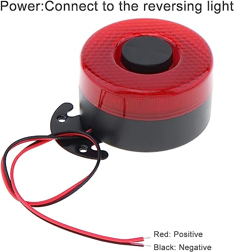 Image of 2Pcs Back Up Alarm for Truck Car, 12V /24V 105dB Reverse Beeper Car Reverse Alarm Vehicle Auto Back Up Horn with Light