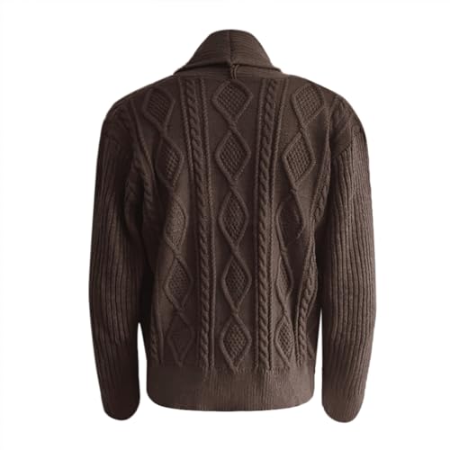 Pull homme col châle boutonné parfait pour les journées décontractées