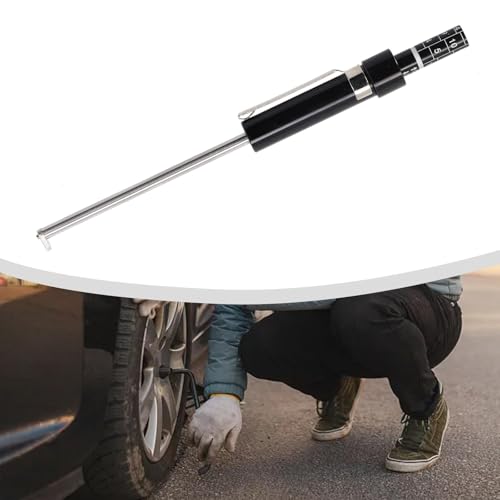 Calibrador para pastillas de freno, herramienta para medir grosor de freno de vehículo, rango de 1.5 a 13 mm para pastillas internas y externas, diseño delgado para taller y reparación automotriz miniatura 4