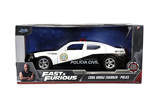 Jada Fast & Furious 1:24 Dodge Charger Police Car miniatura 2