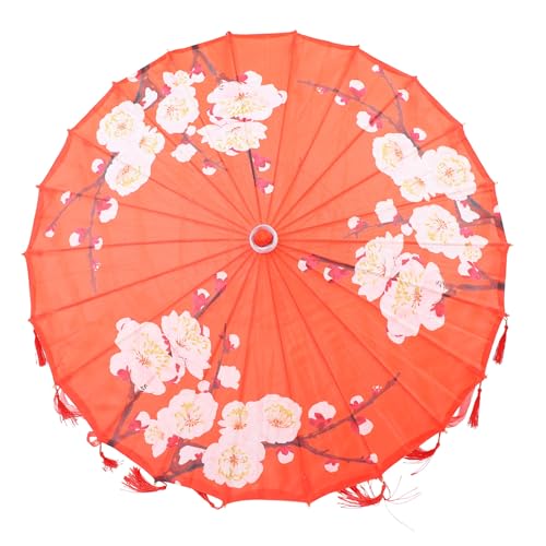 Paraguas de seda japonés y madera de alta calidad para decoración exquisita