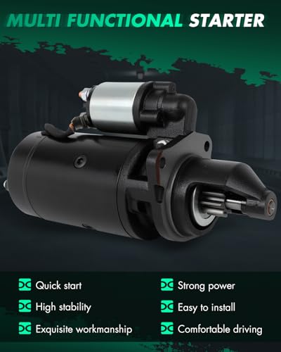 Image of SCITOO Starter Motor fit for Mercedes-Benz 1017 1979-1991 All A OM353.950,for Mercedes-Benz 1017 1979-1991 All A OM353.950 Replacement Starter 18371