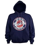 Buick Offizielles Lizenzprodukt Service Logo Kapuzenpullover (Marineblau), Large