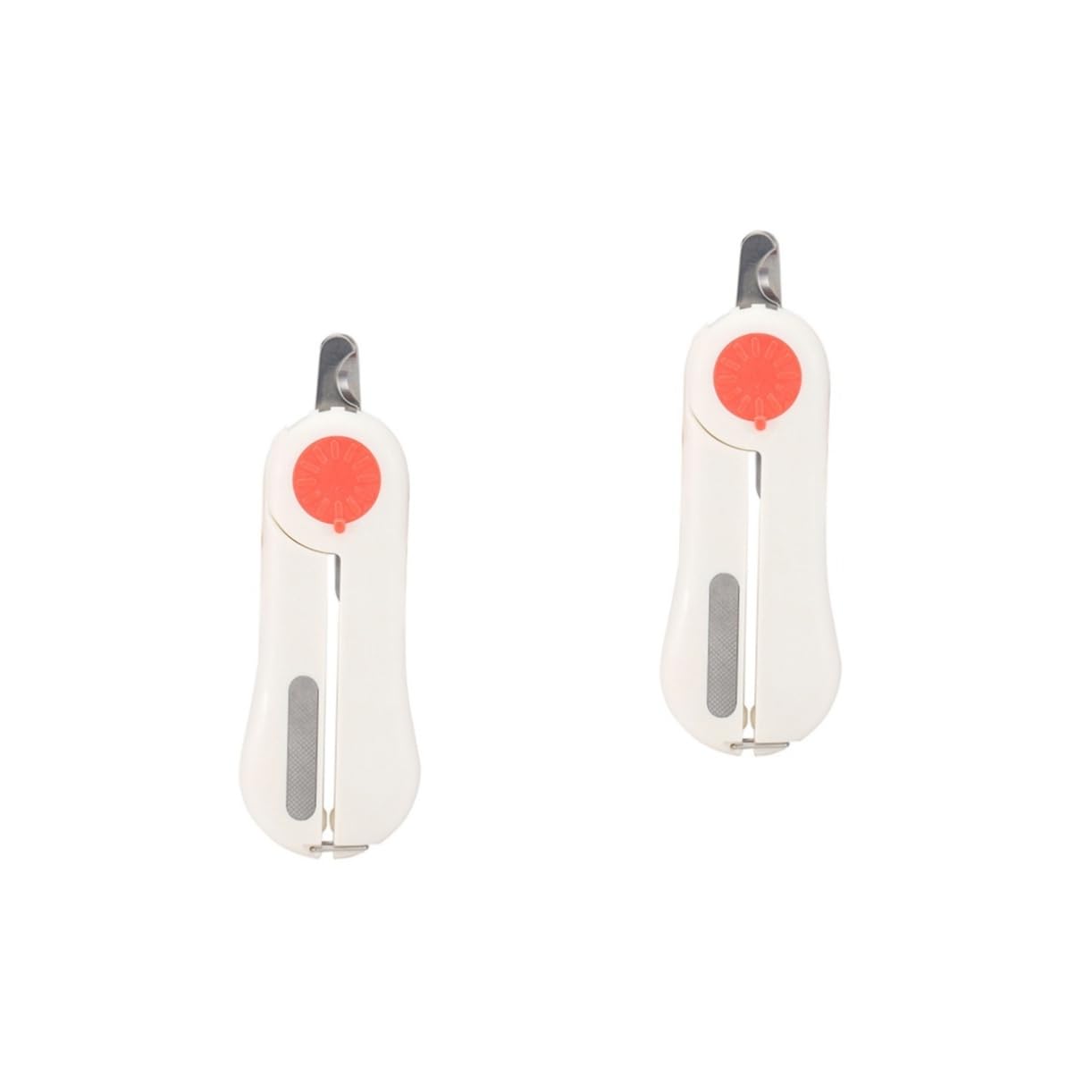 POPETPOP 2pezzi Tagliaunghie per Domestici LED Tagliaunghie per Inossidabile Facile Usare e