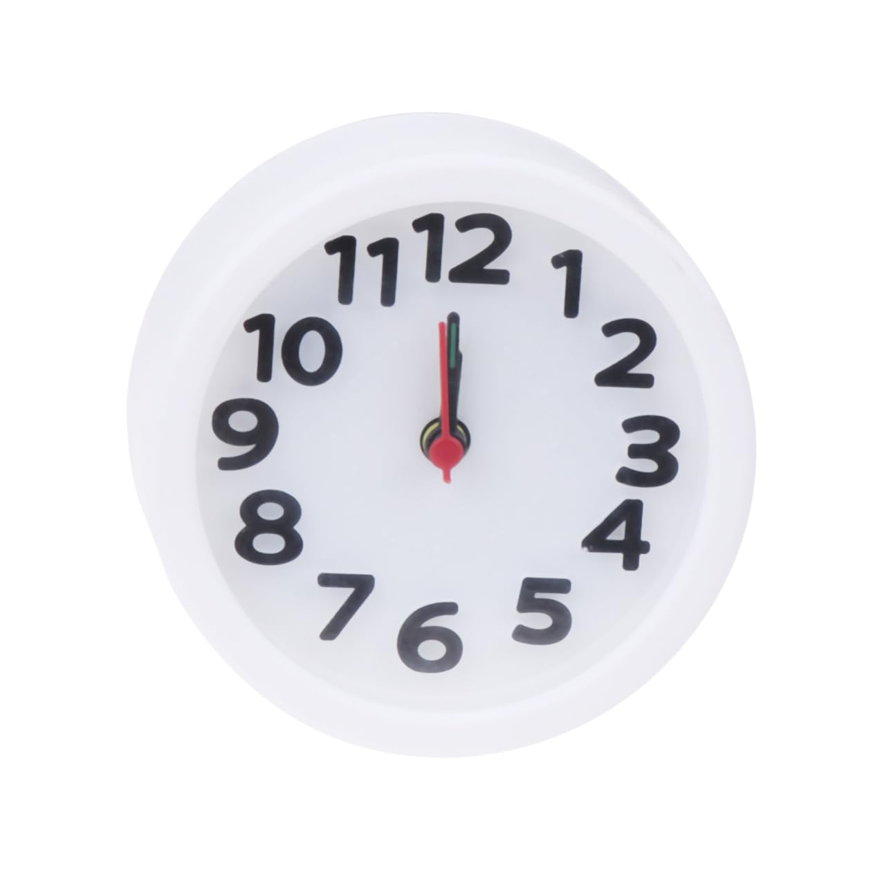 Cabilock Small Clock Hangable Clock Alarm Clock Ring Bell Clock Round Clock