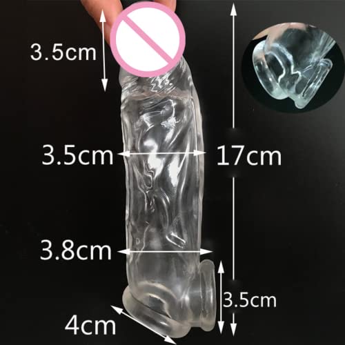 Capa Peniana Extensora Transparente Com Abertura para Escroto