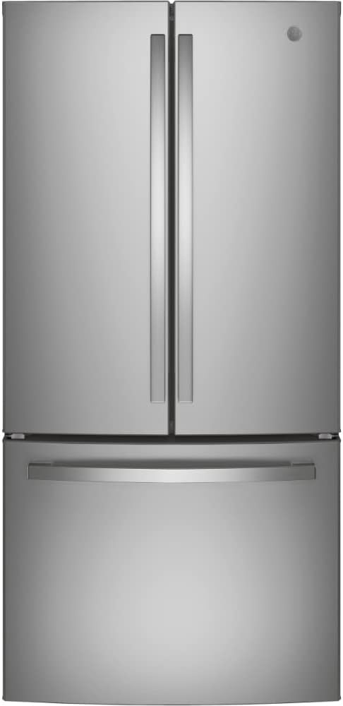 GE GWE19JYLFS 18.6 cu. ft. Counter Depth French Door Refrigerator in Fingerprint Resistant Stainless Steel