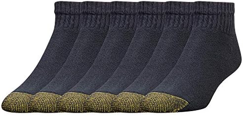 GOLDTOE Men's 656P Cotton Ankle Athletic Socks, Multipairs