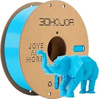 3DHoJor PLA Pro Filament 1.75mm,3D Printer Filament,1kg Cardboard Spool (2.2lbs), Fit Most FDM 3D Printer, Light Blue
