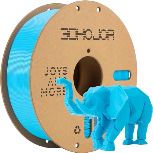 Image of 3DHoJor PLA Pro (PLA+) Filament 1.75mm, 3D Printer Filament, Cardboard Spool, Dimensional Accuracy + /- 0.03 mm-Light Blue, 1kg