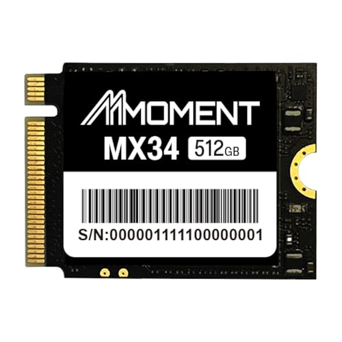 Amazon | MMOMENT MX34 512GB M.2 2230 PCIe Gen3x4 NVMe 内蔵SSD