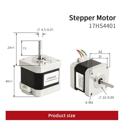 Moteur pas à pas 40 mm anti perte de pas pour axe CNC instable - 2