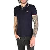 1 Napapijri TALY Stretch Stripe T-Shirts & Poloshirts Herren Blau - S - Polohemden