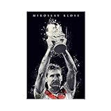 GJHTQLP Miroslav Klose 1 Leinwand-Poster, Wandkunst, 