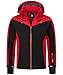 Produktbild Rock Creek Herren Softshell Jacke Outdoor Jacke Windbreaker Übergangsjacke Anorak Kapuze Regenjacke Winterjacke Herrenjacke Jacket H-286 Rot L