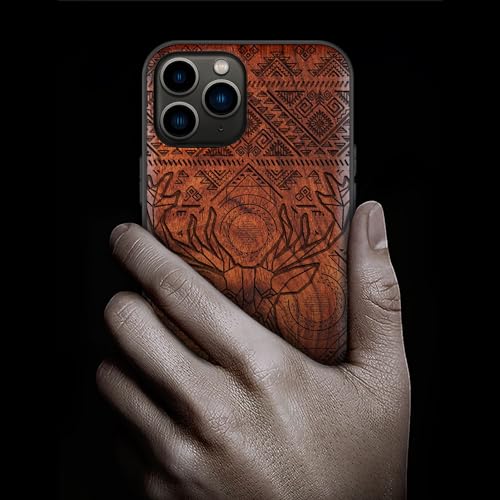 Coque iPhone 11 Pro Max protège des chutes avec style bois unique