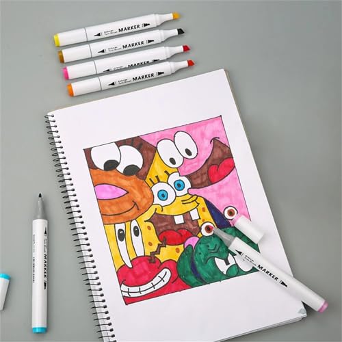 Image of Chrome 24 Colors Twin Head Art Markers for Manga and Impression Sketch (Set of 24)