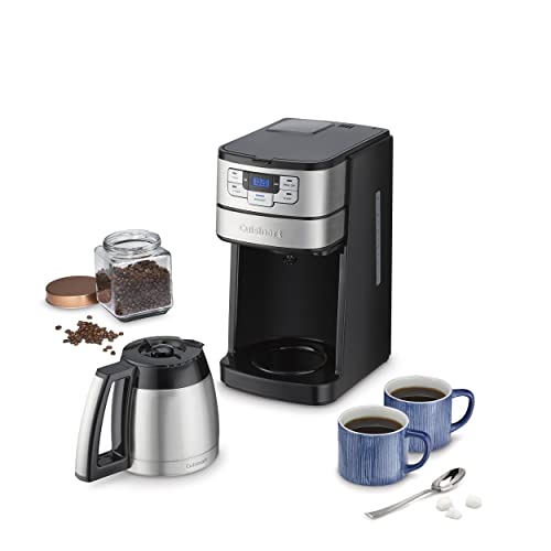 Cuisinart-10-Cup-Coffee-Maker-with-Grinder-Automatic-Grind-Brew-BlackSilver-DGB-450