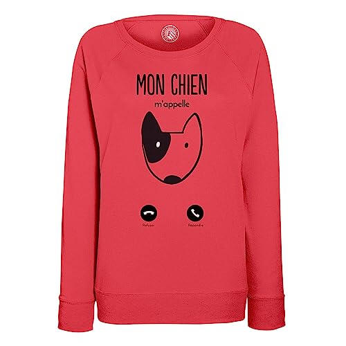 Sweatshirt femme Mon Chien m'appelle, fini les pulls froids lors des sorties avec vos animaux