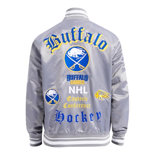 Image of Pro Standard Mens NHL Old English Satin Jacket