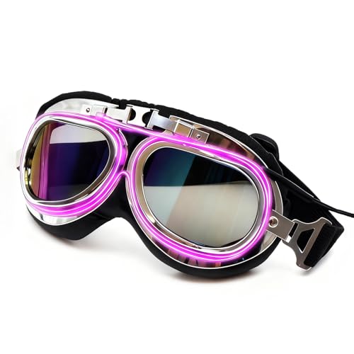 BADALU LED Steampunk Goggles