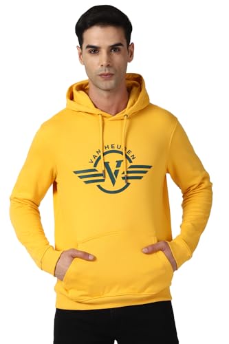 Image of Van Heusen Men Polycotton Hooded Neck Sweatshirt