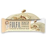 FULFIL Vitamin and Protein Bars (15 x 55 g Bars) — White Chocolate Cookies and Cream Flavour — 20 g High Protein, 9 Vitamins, Low Sugar - Image 3