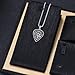 JBAERD Guitar Pick Necklace Sterling Silver Prince Symbol Pendant Necklace Prince Symbol Jewelry Gifts for Women Men