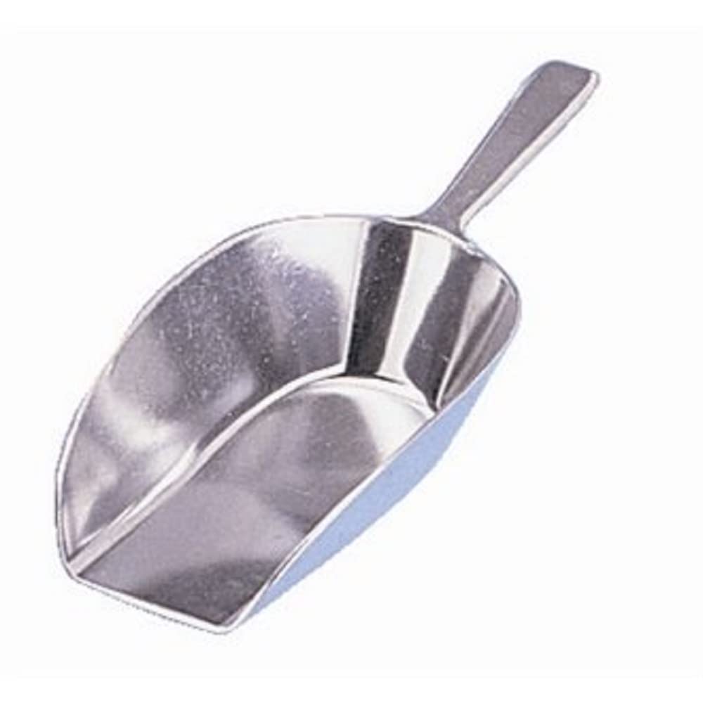 Vogue Aluminium Ice Scoop 455ml - Multipurpose Scooper for Kitchen, Bar, Party, Wedding - Dishwasher Safe J813