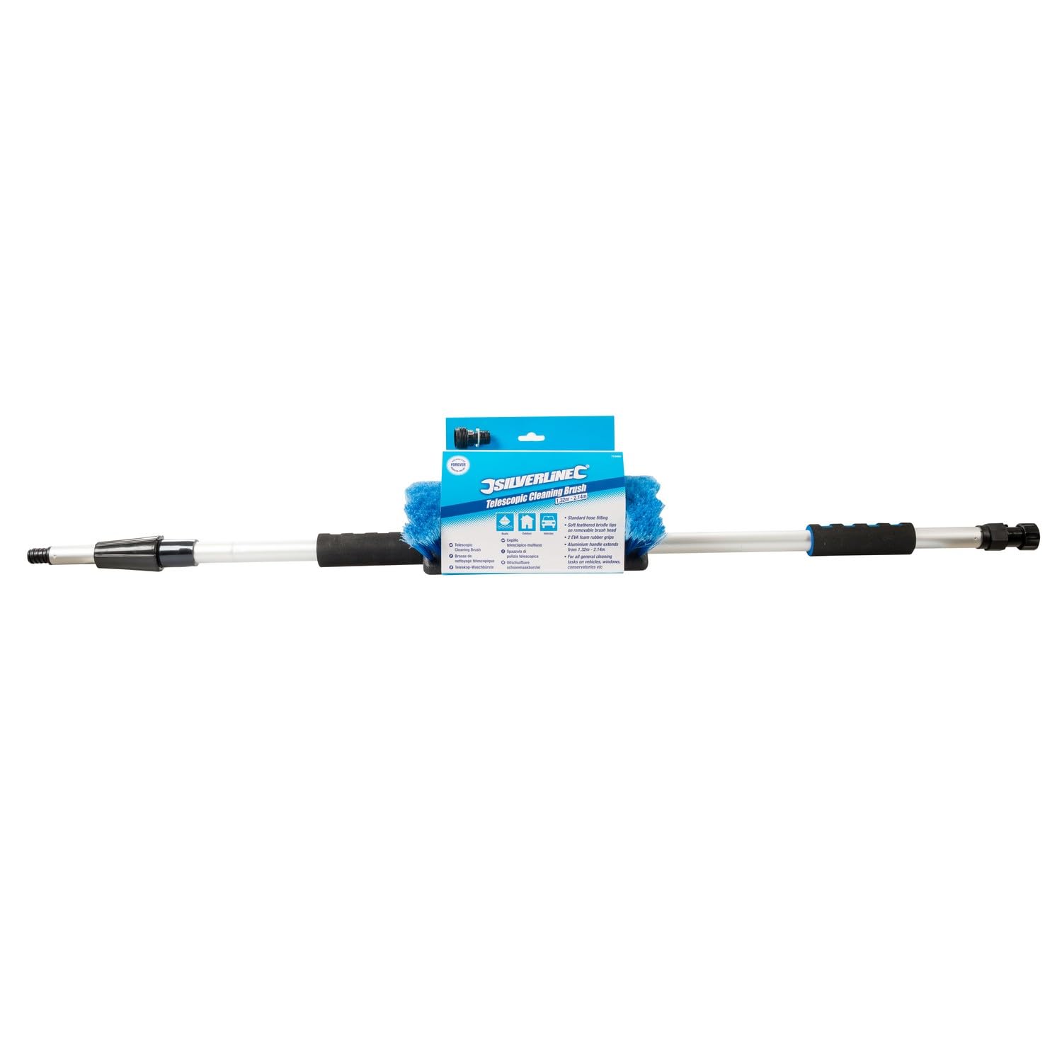 Silverline 380349 Kit Pompa A Mano 0-100 Psi (0-7 Bar) Con Accessori Levigatura E Utensili Multiuso