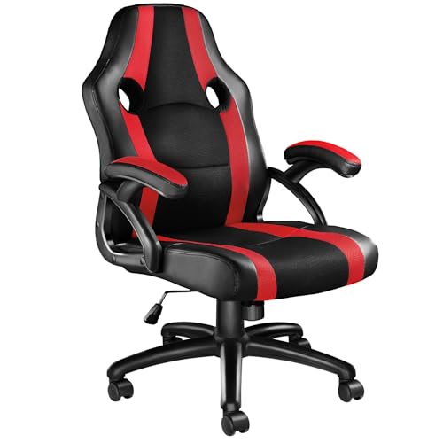 tectake® Sedia da Ufficio Ergonomica, Poltrona Gaming...