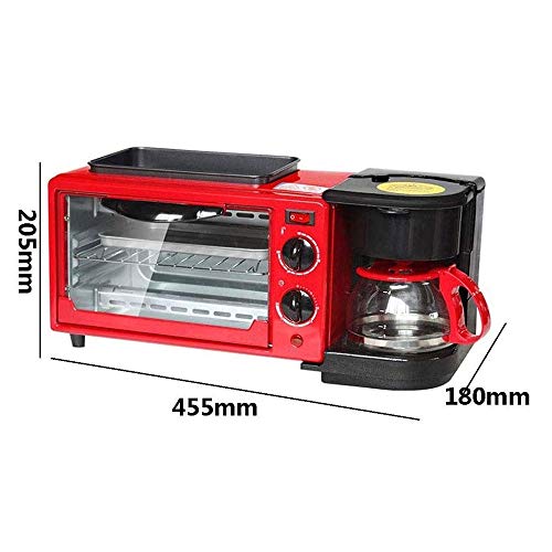 YWAWJ Brotbackautomat, Hohe Qualität 3-in-1 Multifunktions-Frühstück Maschine - Toaster mit großem Durchmesser… – Bild 3