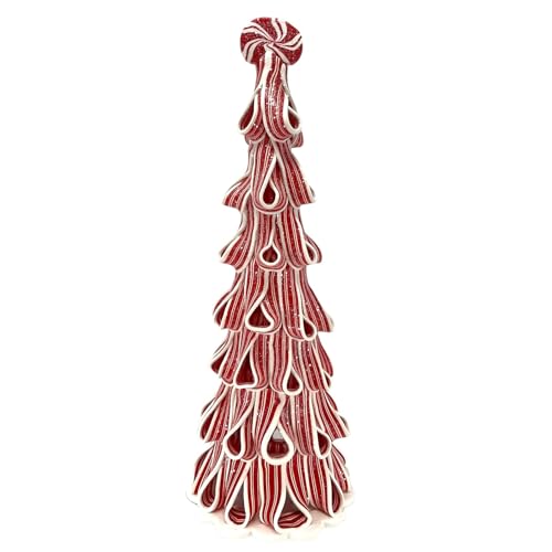Gerson 2151020 Clay Dough Candy Cane Ribbon Tree, 13.5