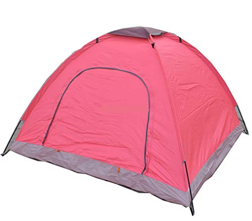 BLUE SPACE Polyester 4/6 Person Camping Portable Water-Proof Dome Tent with Bag for Couples & Family,Ultra-Violet Tent for Beach Hiking Adventure & Trekking (Multi-Color) (4 Person)