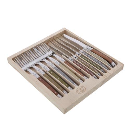 Set Cuchillos Cocina 12 Piezas Acero Inox Base