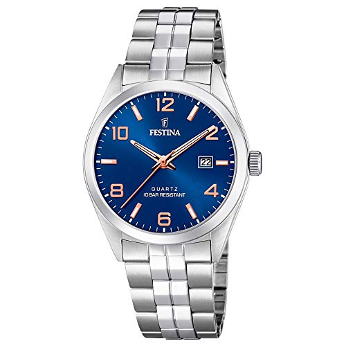 Preisvergleich Produktbild Festina Herren Analog Quarz Uhr mit Edelstahl Armband F20437 / 7