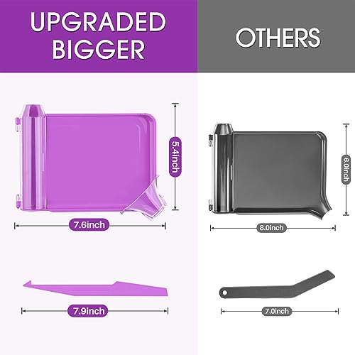 Simcoach Pill Counting Tray, Left Hand Pill Counter With Spatula,Pharmacy Counting(Purple) #TOP1